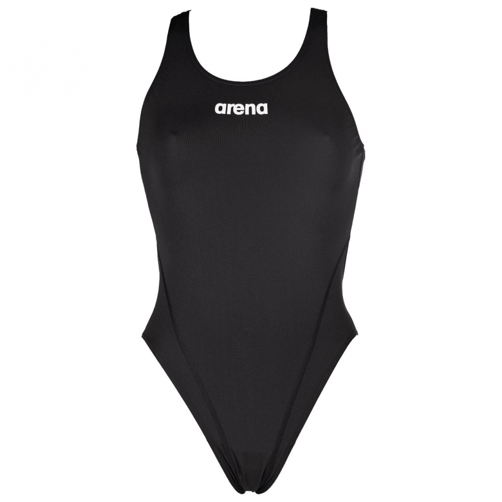 Womens Solid Swim Tech One Piece - Image 6