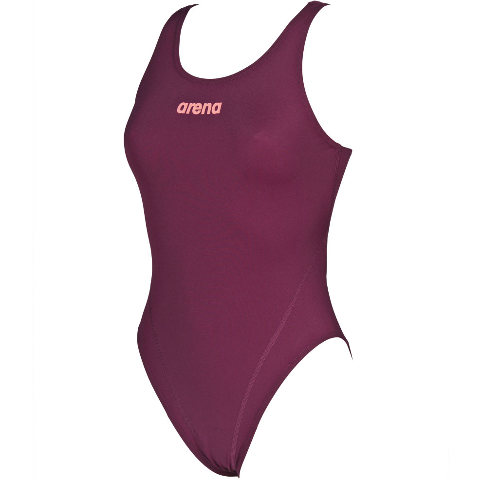 Womens Solid Swim Tech One Piece - Image 14