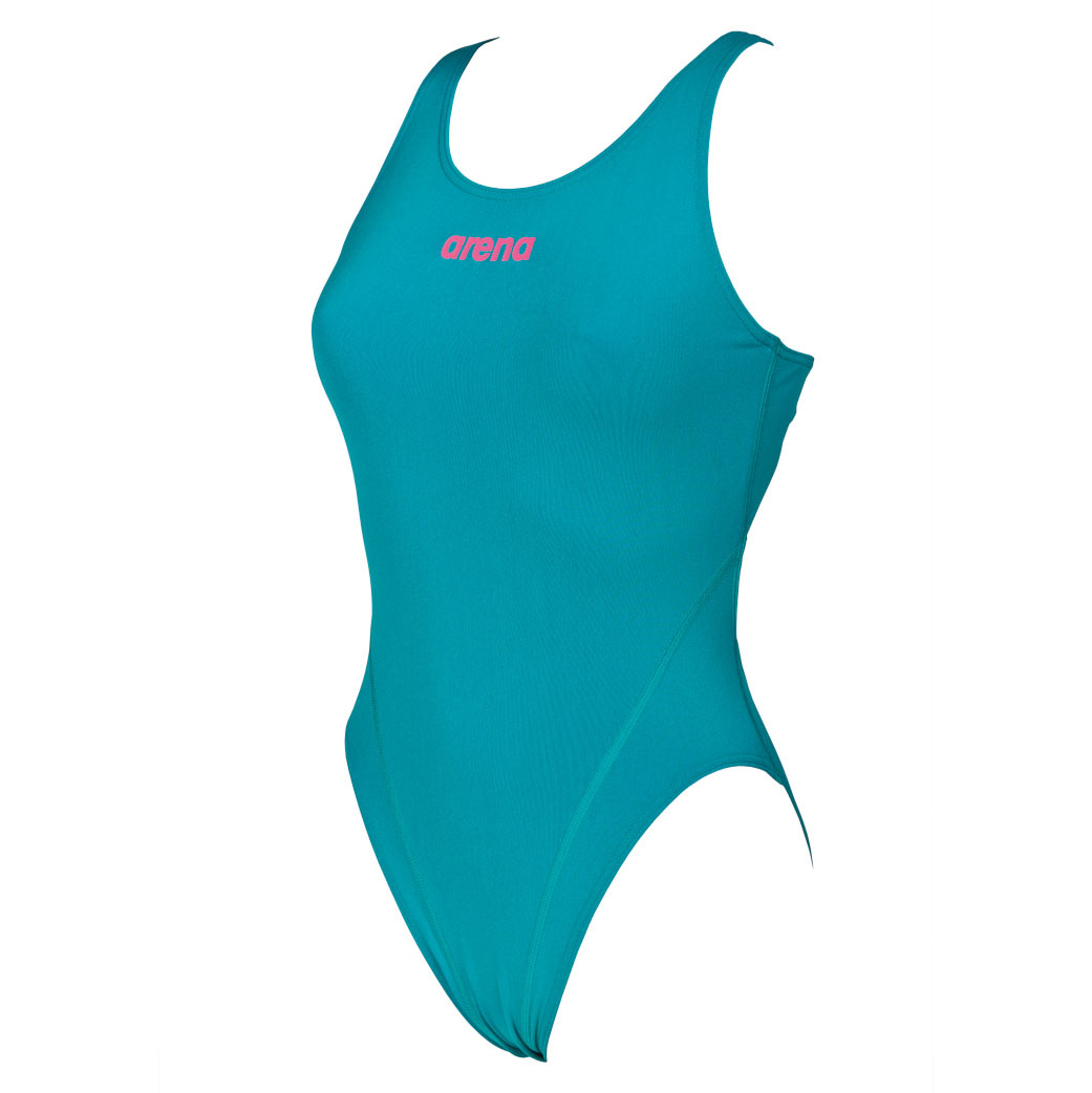 Womens Solid Swim Tech One Piece - Image 20
