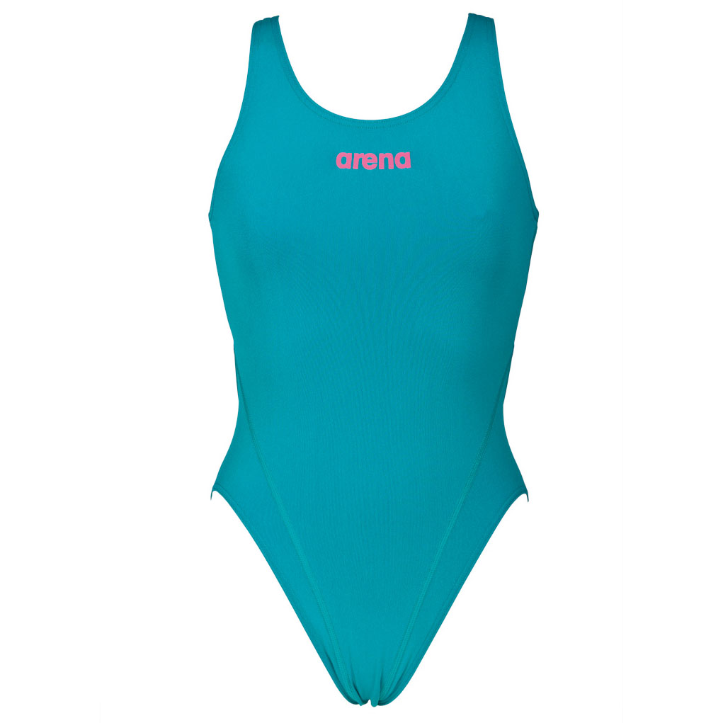 Womens Solid Swim Tech One Piece - Image 21