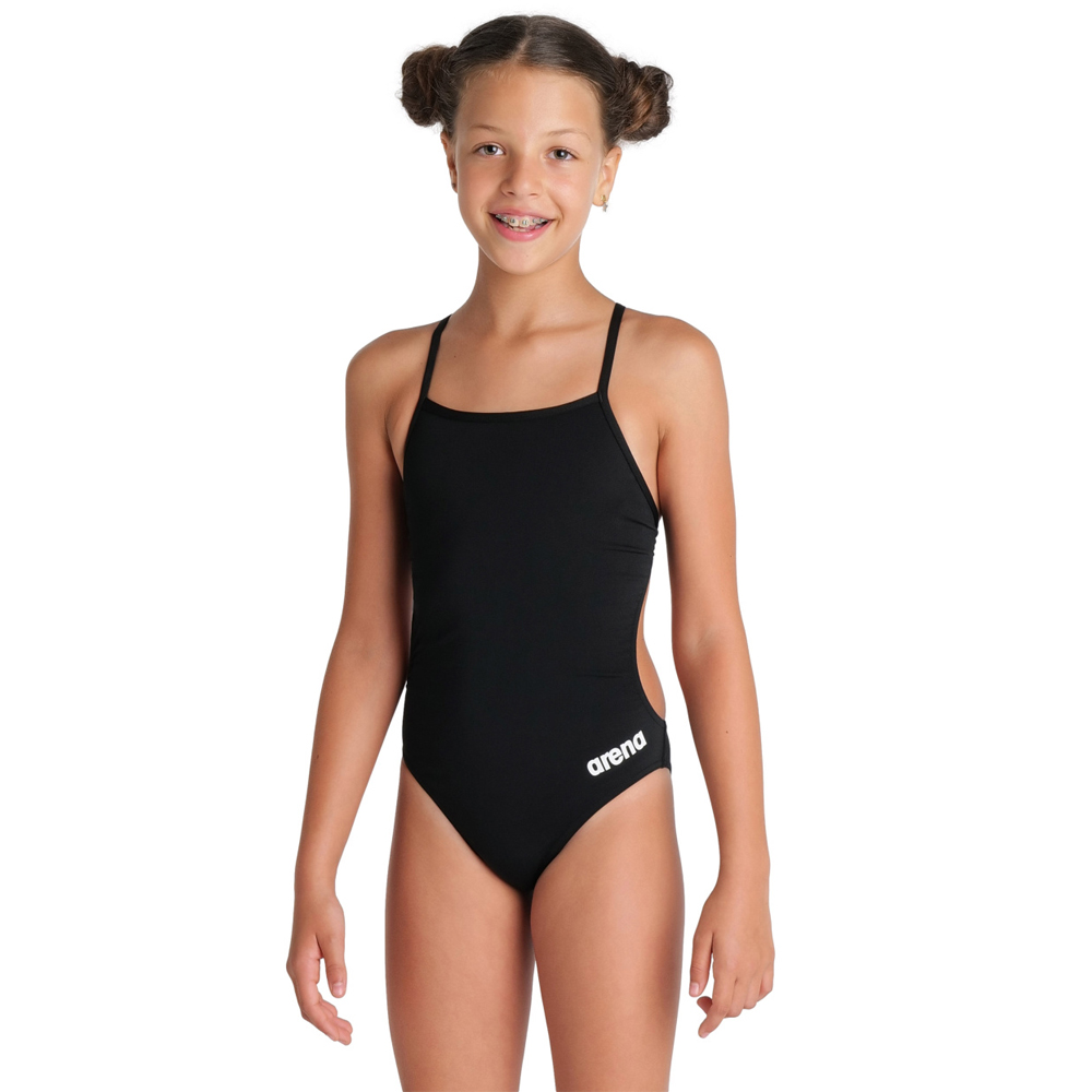 Girl's Solid Team Challenge Swimsuit - Image 6