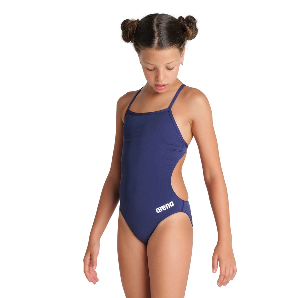 Girl's Solid Team Challenge Swimsuit - Image 10