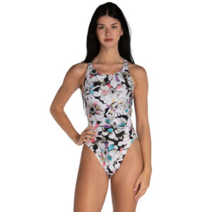 Womens Zinnia Party Swim Tech Back Swimsuit