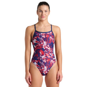 Womens Crackle Challenge Back Swimsuit
