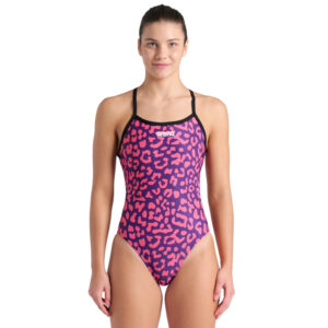 Womens Printed Challenge Back Swimsuit