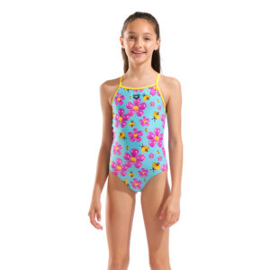 Girls Spring Light Drop Back Swimsuit